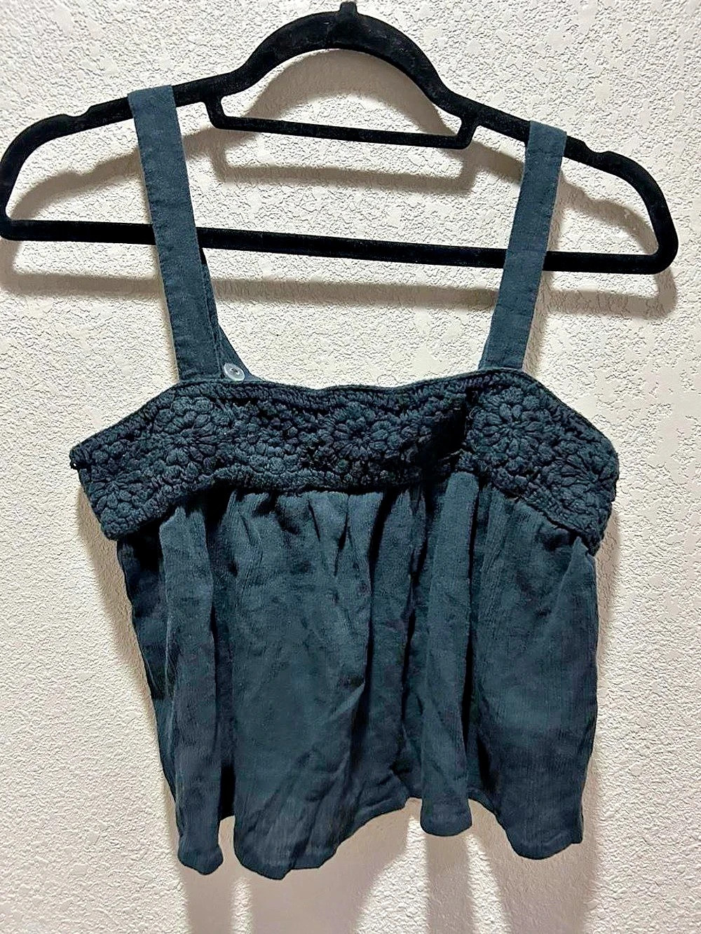 Lucky Brand Crop Top Black Size Small